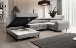 Designer Sofa Emilio mit Schlaf- und Klappfunktion