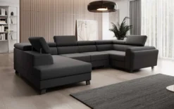 Designer Sofa Emilio mit Schlaf- und Klappfunktion