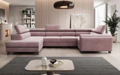 Designer Sofa Emilio mit Schlaf- und Klappfunktion