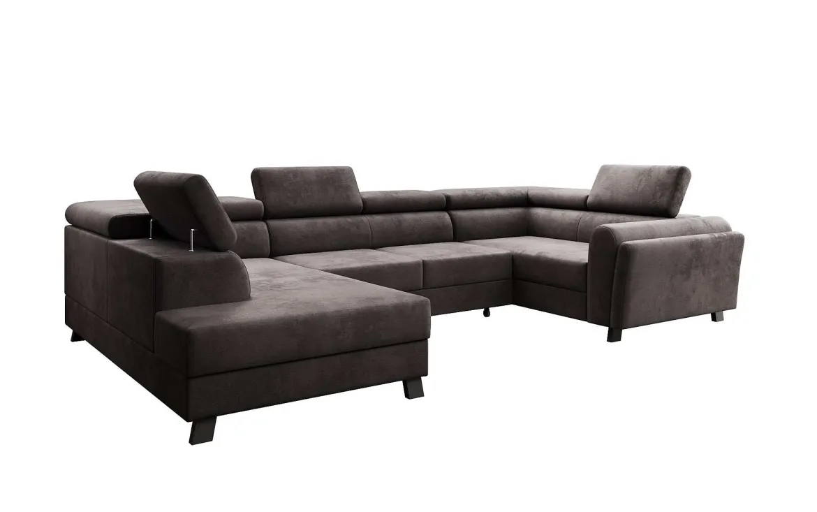 Designer Sofa Emilio mit Schlaf- und Klappfunktion