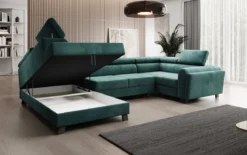 Designer Sofa Emilio mit Schlaf- und Klappfunktion