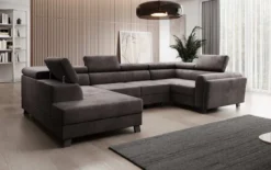 Designer Sofa Emilio mit Schlaf- und Klappfunktion