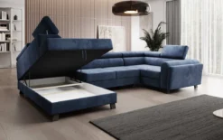 Designer Sofa Emilio mit Schlaf- und Klappfunktion