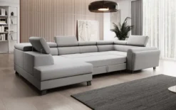 Designer Sofa Emilio mit Schlaf- und Klappfunktion