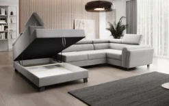Designer Sofa Emilio mit Schlaf- und Klappfunktion