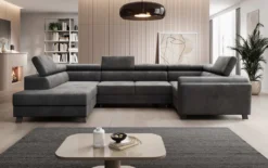 Designer Sofa Emilio mit Schlaf- und Klappfunktion