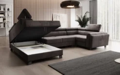 Designer Sofa Emilio mit Schlaf- und Klappfunktion