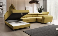 Designer Sofa Emilio mit Schlaf- und Klappfunktion