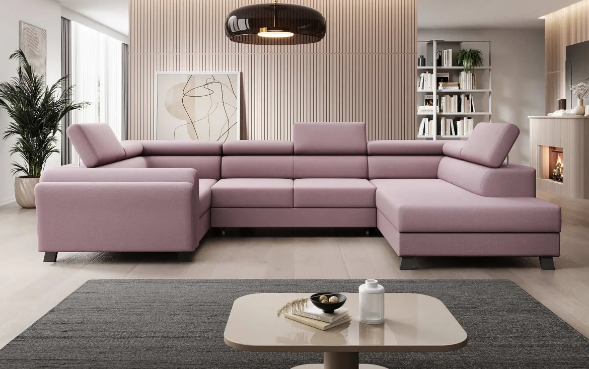 Designer Sofa Emilio mit Schlaf- und Klappfunktion
