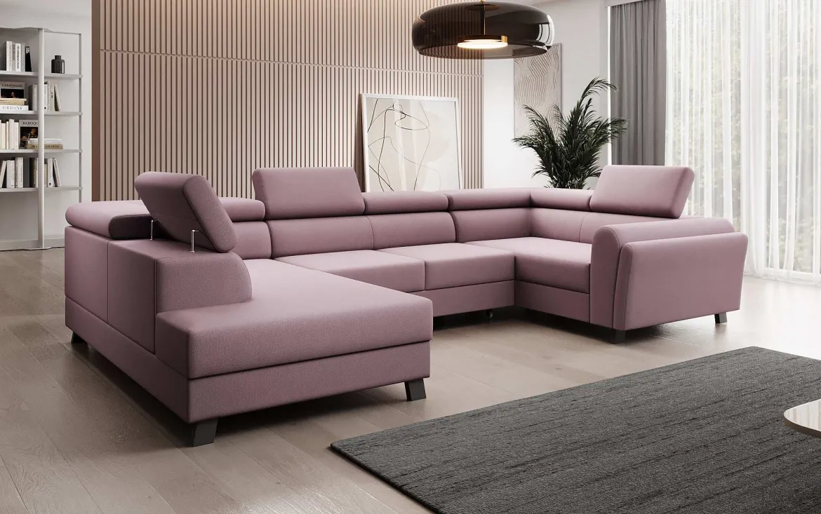 Designer Sofa Emilio mit Schlaf- und Klappfunktion