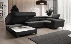 Designer Sofa Emilio mit Schlaf- und Klappfunktion