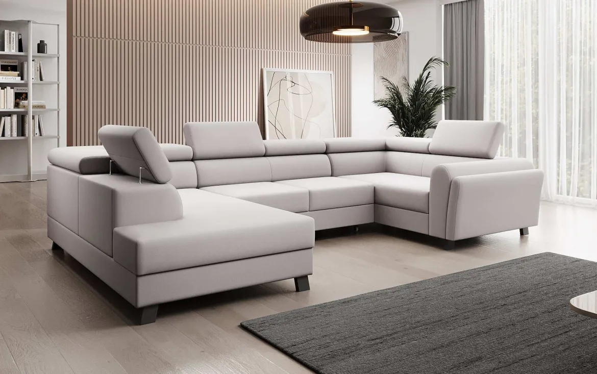 Designer Sofa Emilio mit Schlaf- und Klappfunktion