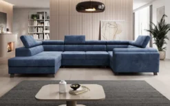 Designer Sofa Emilio mit Schlaf- und Klappfunktion