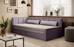 Designer Sofa Fellano mit Schlaffunktion und Stauraum