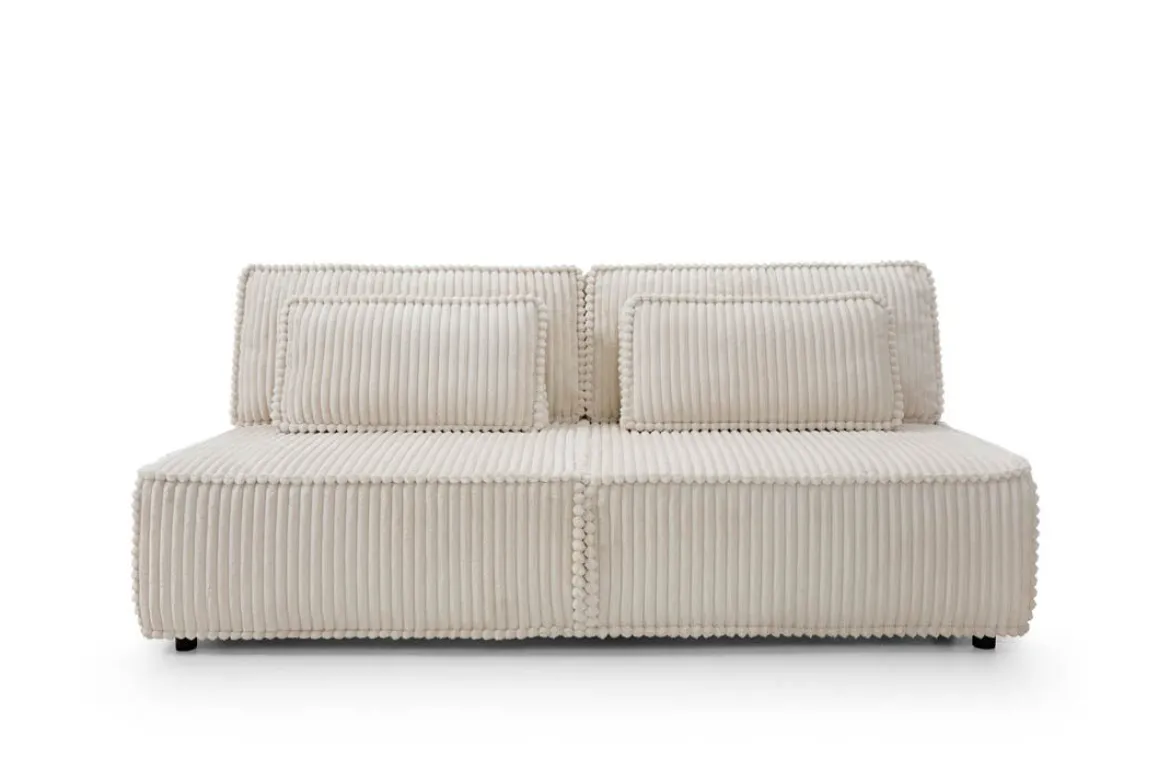 Designer Sofa Komma mit Schlaffunktion und Stauraum