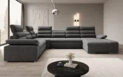 Designer Sofa Kreta mit Schlaf - und Klappfunktion