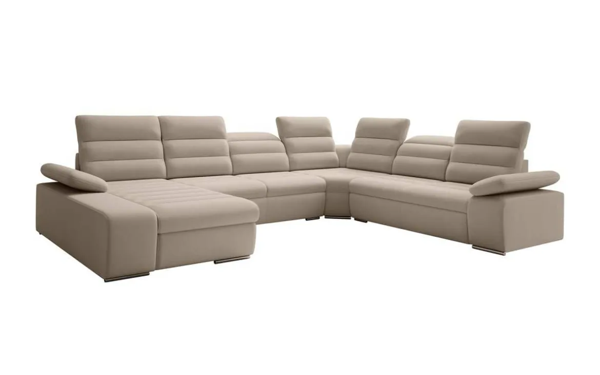 Designer Sofa Kreta mit Schlaf - und Klappfunktion