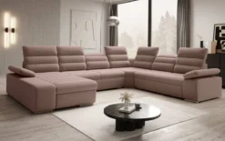Designer Sofa Kreta mit Schlaf - und Klappfunktion