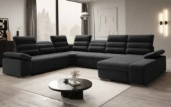 Designer Sofa Kreta mit Schlaf - und Klappfunktion