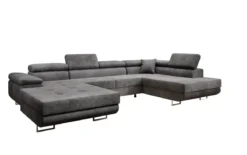 Designer Sofa Lago mit Schlaf - und Klappfunktion in Cord