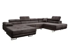 Designer Sofa Lago mit Schlaf - und Klappfunktion in Cord