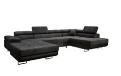 Designer Sofa Lago mit Schlaf - und Klappfunktion in Cord