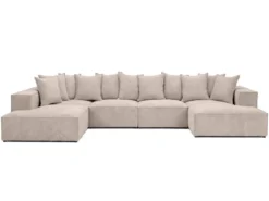 Designer Sofa Largo U XXL in Cord