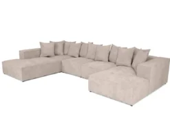 Designer Sofa Largo U XXL in Cord