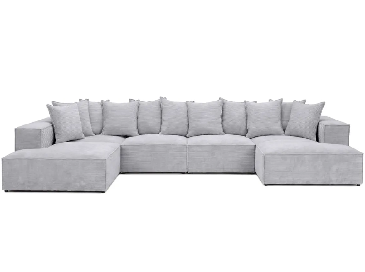 Designer Sofa Largo U XXL in Cord