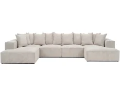 Designer Sofa Largo U XXL in Cord