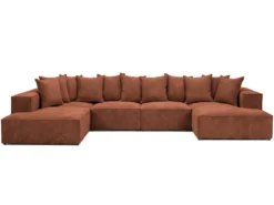 Designer Sofa Largo U XXL in Cord