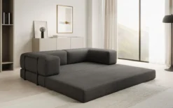 Designer Sofa Lazy 3 Sitzer in Bouclé