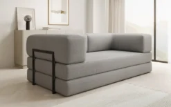 Designer Sofa Lazy 3 Sitzer in Bouclé