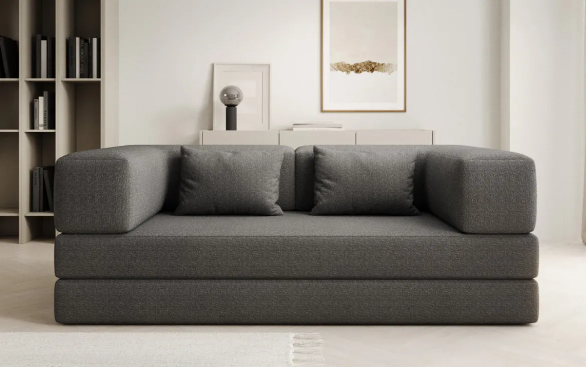 Designer Sofa Lazy 3 Sitzer in Bouclé