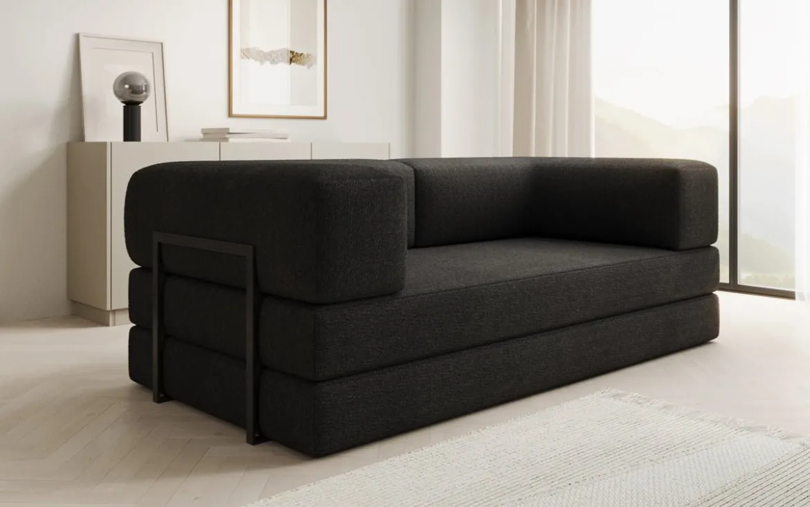 Designer Sofa Lazy 3 Sitzer in Bouclé