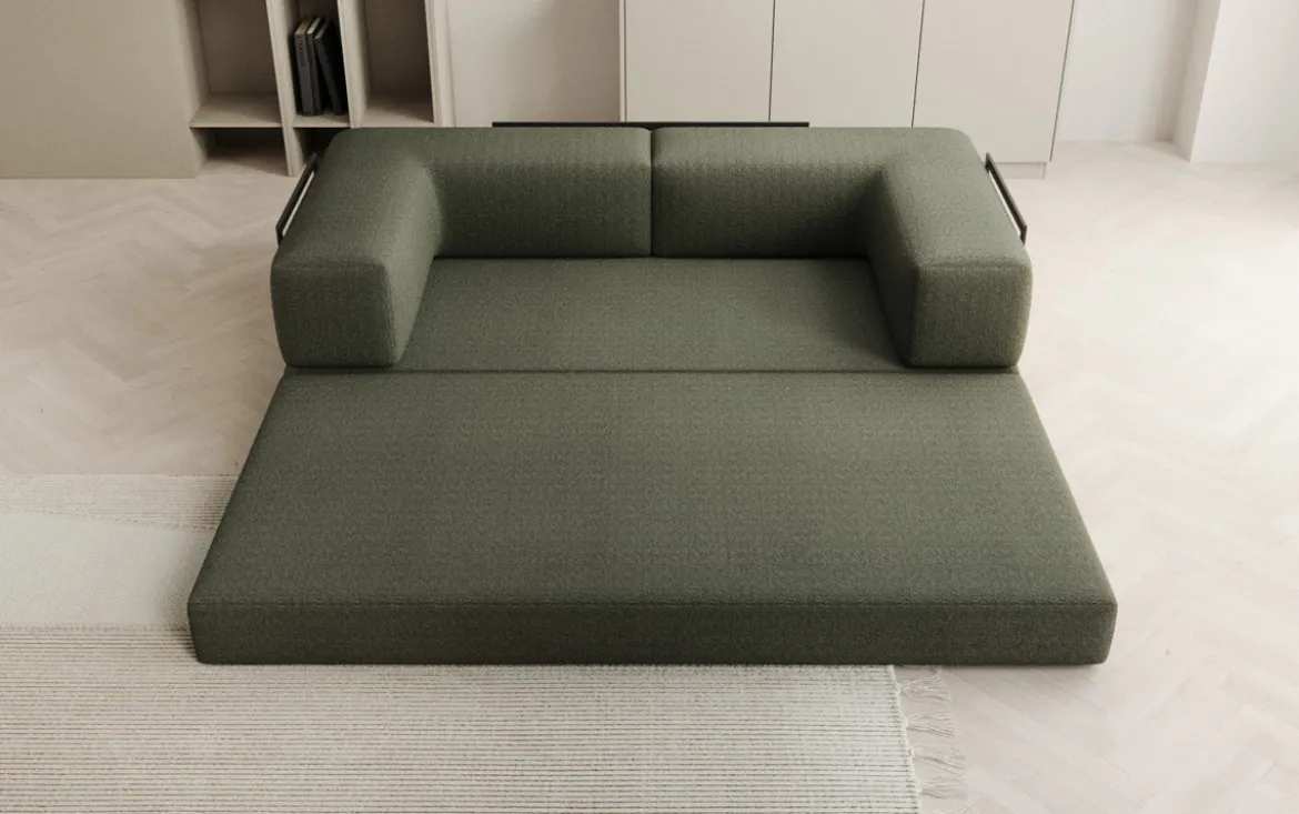 Designer Sofa Lazy 3 Sitzer in Bouclé
