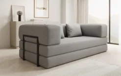 Designer Sofa Lazy 3 Sitzer in Bouclé