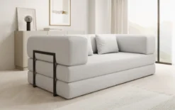Designer Sofa Lazy 3 Sitzer in Bouclé