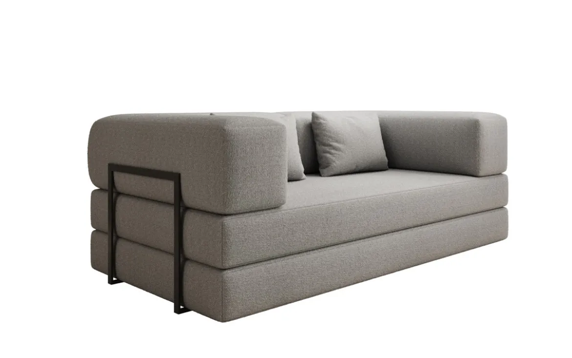 Designer Sofa Lazy 3 Sitzer in Bouclé