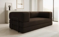 Designer Sofa Lazy 3 Sitzer in Bouclé