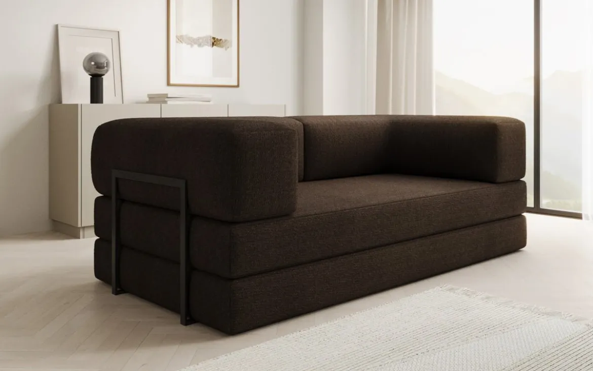Designer Sofa Lazy 3 Sitzer in Bouclé