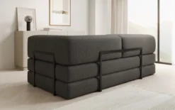 Designer Sofa Lazy 3 Sitzer in Bouclé