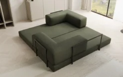 Designer Sofa Lazy 3 Sitzer in Bouclé