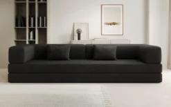 Designer Sofa Lazy 3 Sitzer XXL in Bouclé