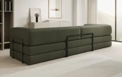 Designer Sofa Lazy 3 Sitzer XXL in Bouclé