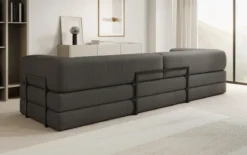 Designer Sofa Lazy 3 Sitzer XXL in Bouclé