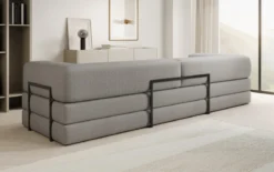 Designer Sofa Lazy 3 Sitzer XXL in Bouclé