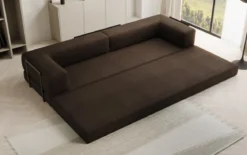 Designer Sofa Lazy 3 Sitzer XXL in Bouclé