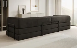 Designer Sofa Lazy 3 Sitzer XXL in Samt