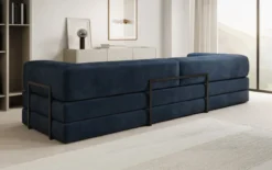 Designer Sofa Lazy 3 Sitzer XXL in Samt